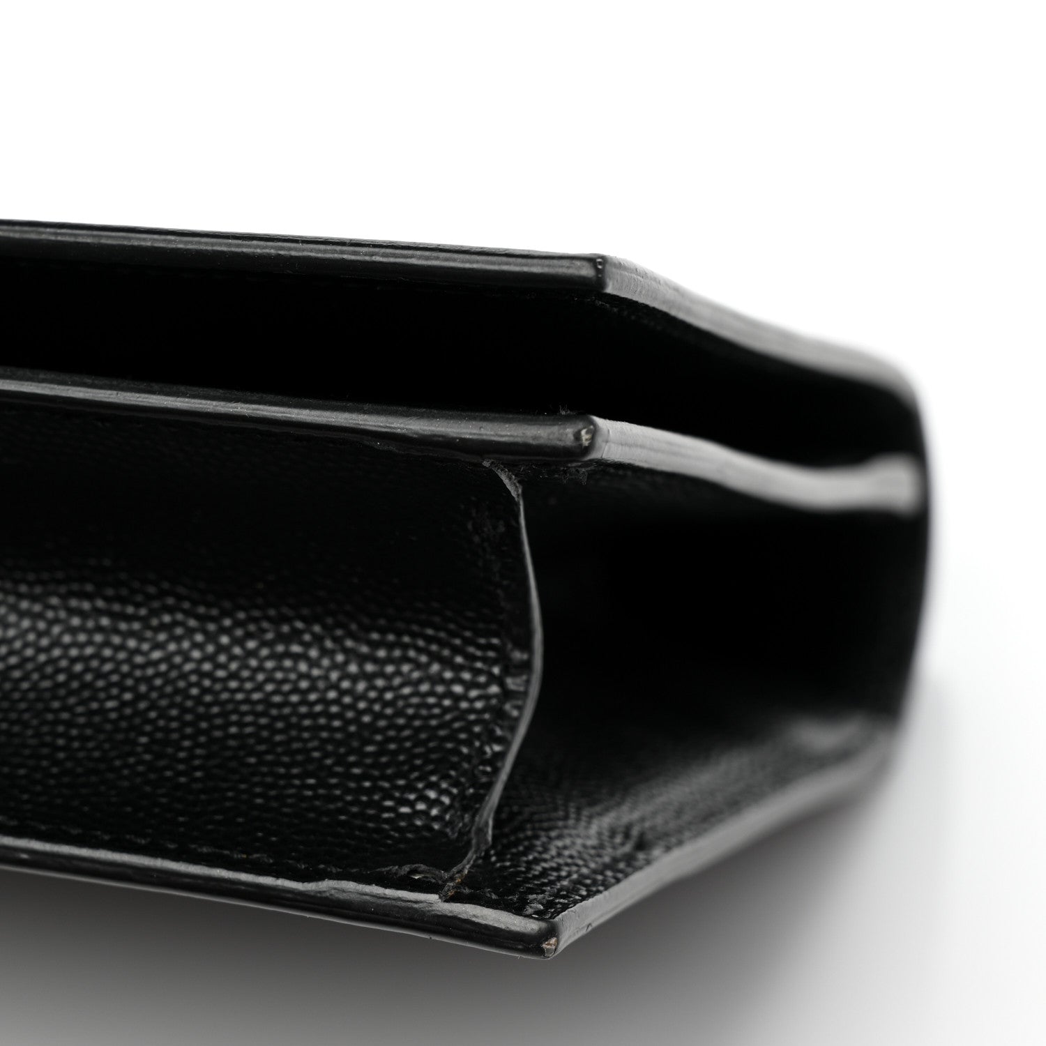Saint Laurent Grain De Poudre Classic Monogram Kate Clutch Black 13 of 13