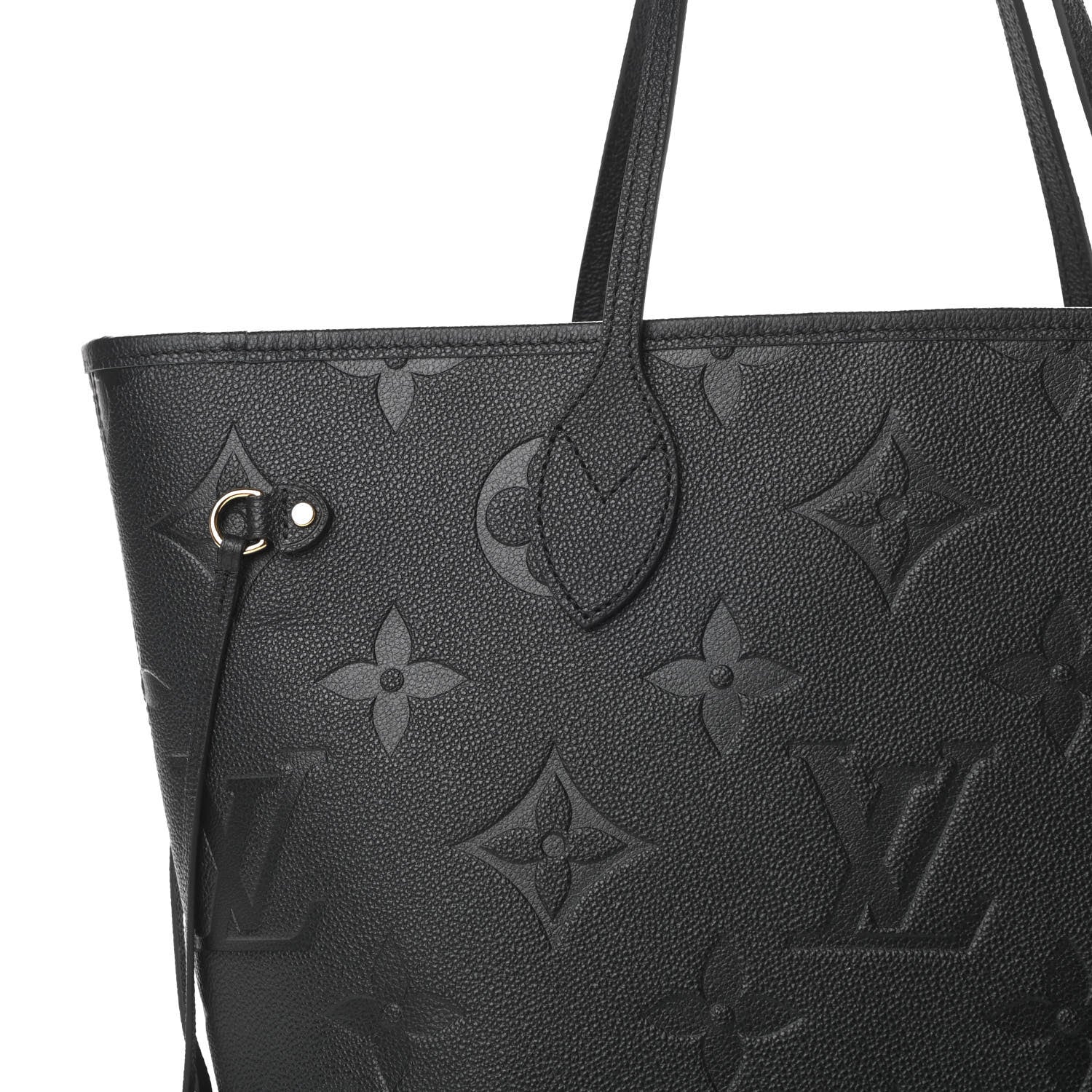 Louis Vuitton Empreinte Monogram Giant Neverfull MM Black 7 of 9