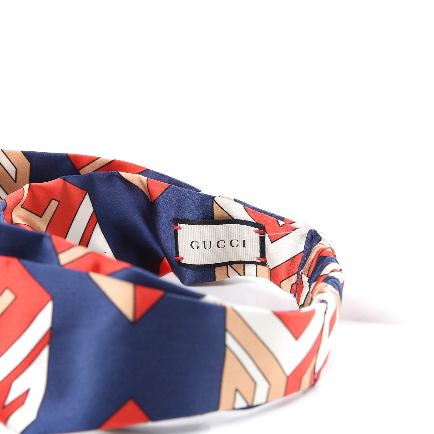 Silk GG Wallpaper Duchess Headband Royal Blue Red