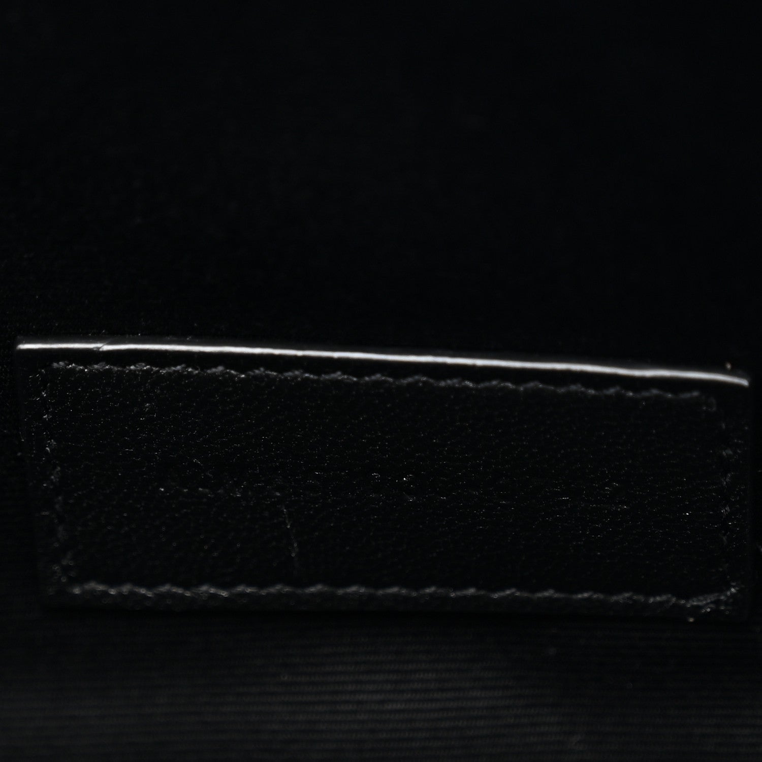 Saint Laurent Grain De Poudre Textured Mixed Matelasse Triquilt Monogram Clutch Black 7 of 7