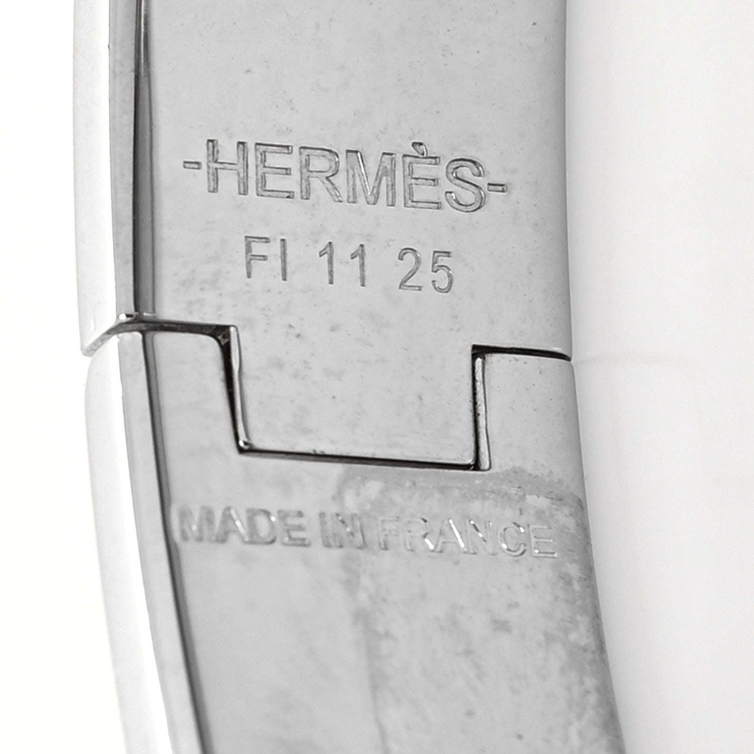 Hermes Enamel Narrow Clic Clac H Bracelet PM Rose Dragee 5 of 6