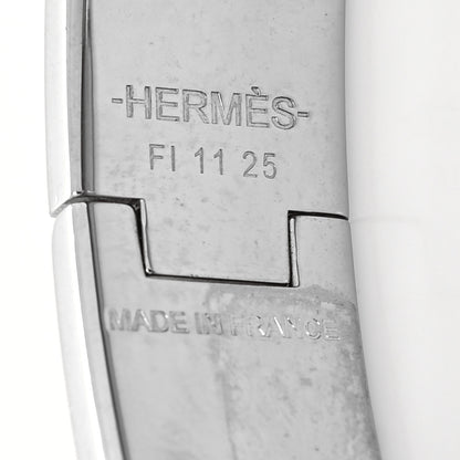 Hermes Enamel Narrow Clic Clac H Bracelet PM Rose Dragee 5 of 6