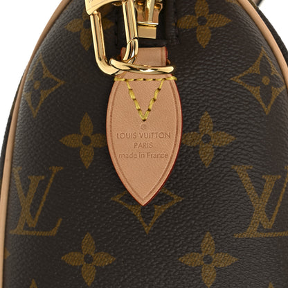 Louis Vuitton Monogram Speedy Bandouliere 20 Black 6 of 9