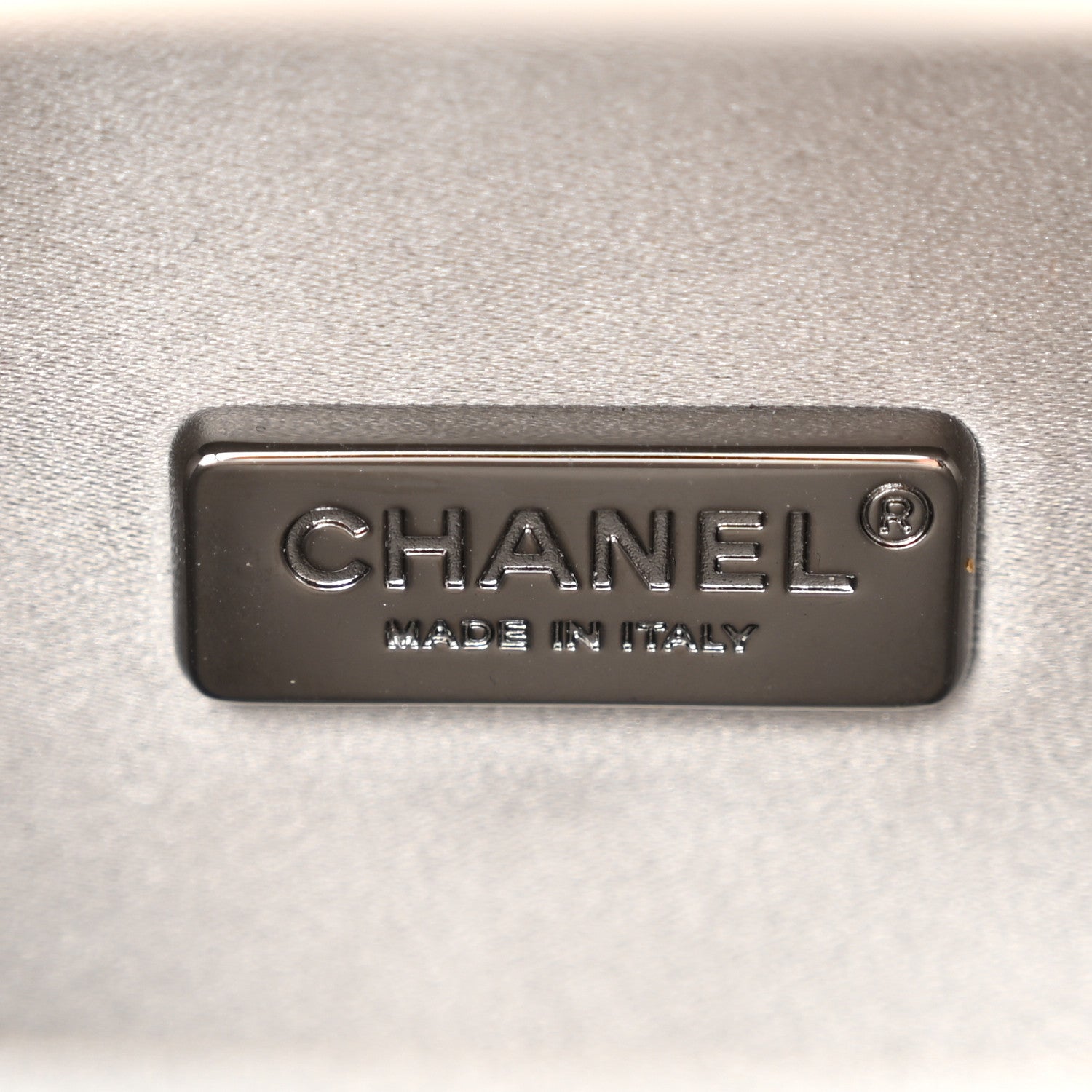 Chanel Metallic Goatskin Lait de Coco Milk Carton Bag Silver 6 of 10