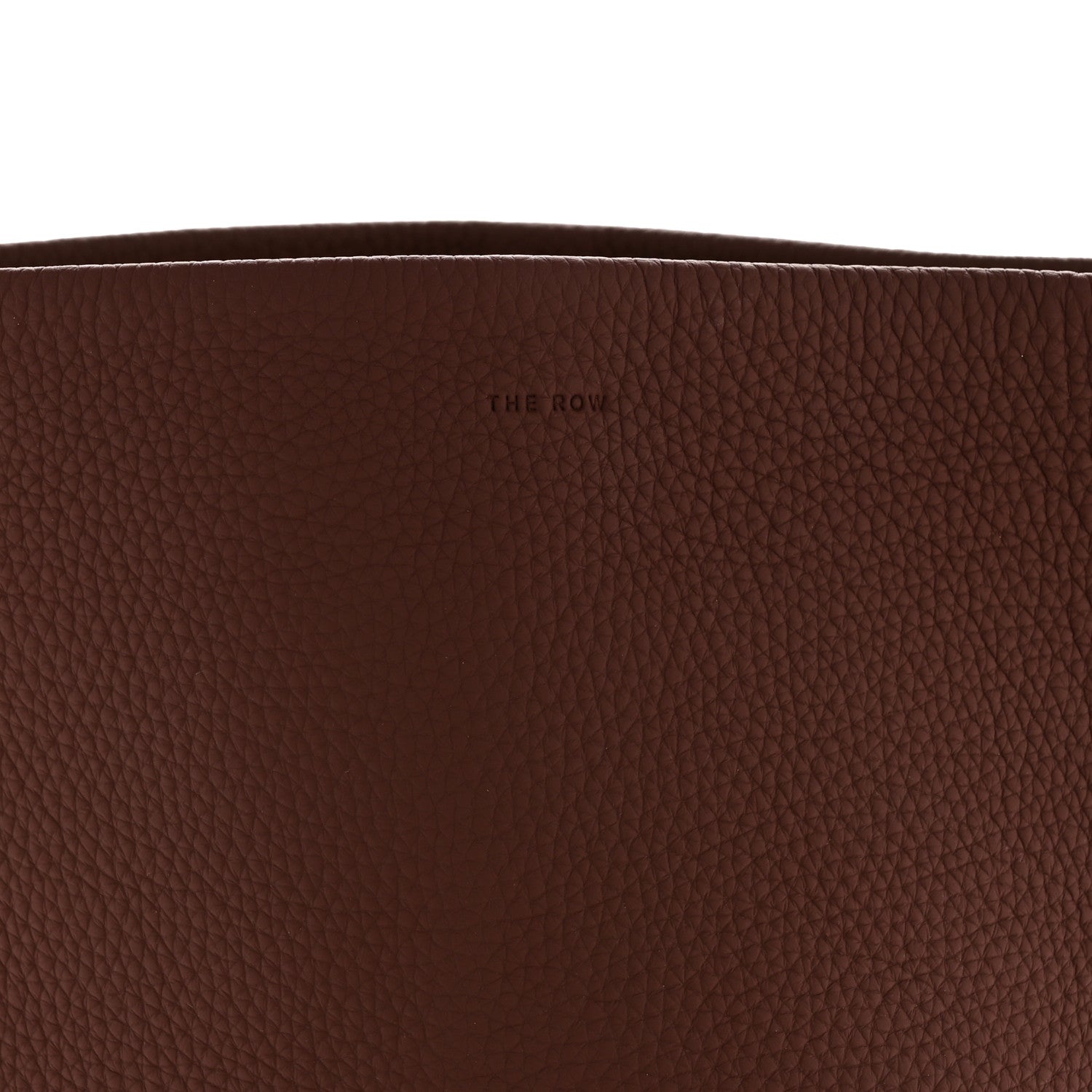 The Row Grained Calfskin Medium N/S Park Tote Cognac 7 of 9