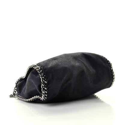 Stella McCartney Shaggy Deer Mini Falabella Fold Over Tote Navy 3 of 4