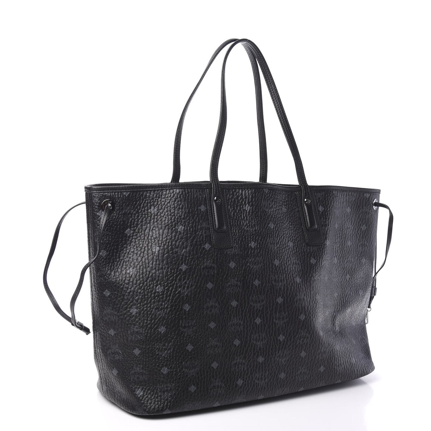 Visetos Large Liz Reversible Shopper Tote Black