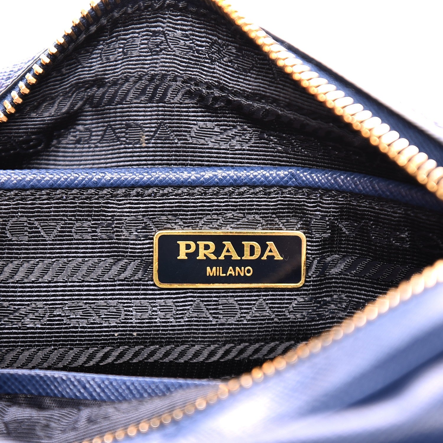 Prada Saffiano Camera Crossbody Bleuette 6 of 7