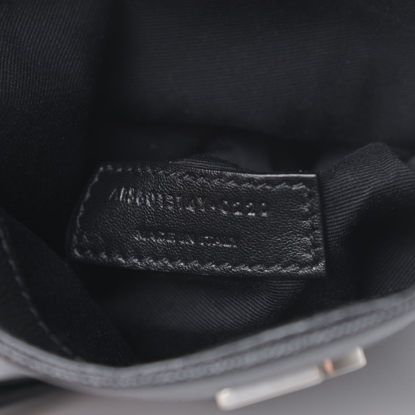 Grain De Poudre Monogram Toy West Hollywood Fold-Over Bag Black