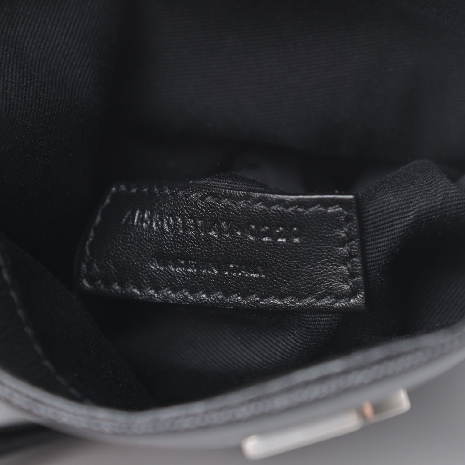 Saint Laurent Grain De Poudre Monogram Toy West Hollywood Fold-Over Bag Black 7 of 10
