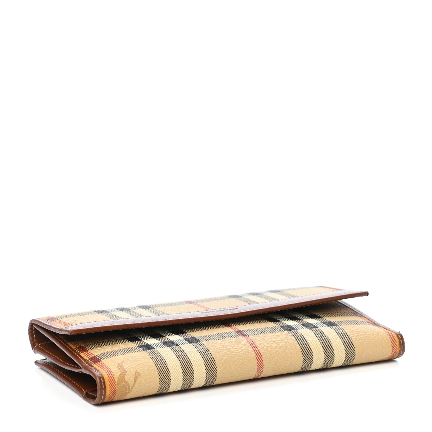 Haymarket Check Continental Wallet Brown