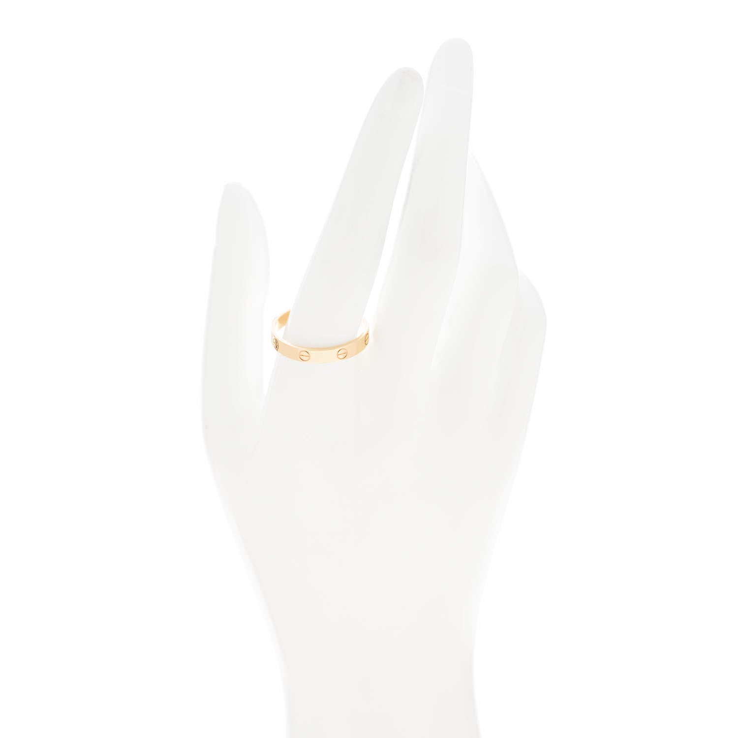 Cartier 18K Yellow Gold 3.5mm LOVE Wedding Band Ring 66 11.5 2 of 5