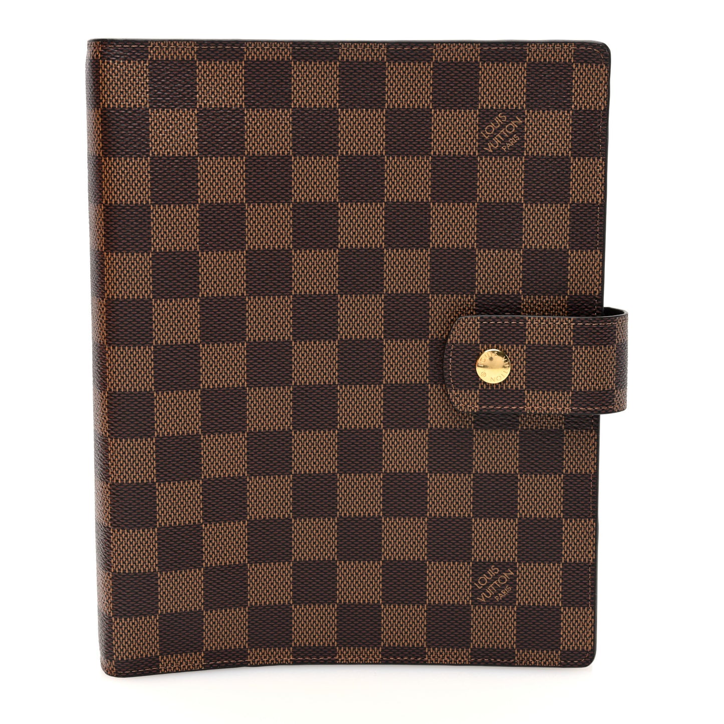 Damier Ebene Large Ring Agenda Cover