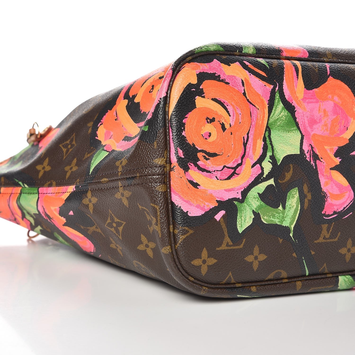 Louis Vuitton Monogram Roses Neverfull MM 15 of 16