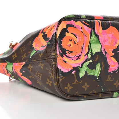 Louis Vuitton Monogram Roses Neverfull MM 15 of 16
