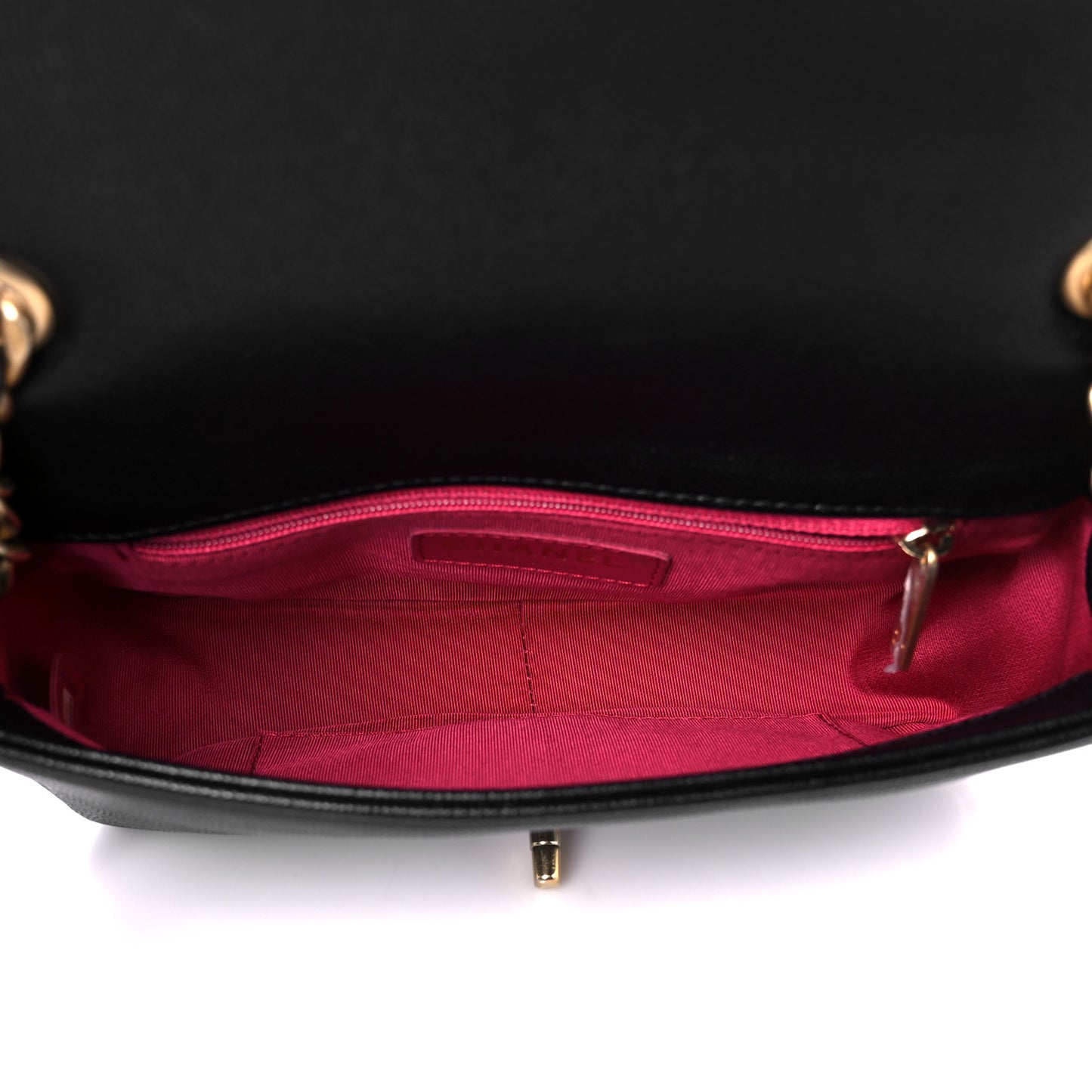 Caviar Quilted Small Fashion Therapy Flap Bag Black