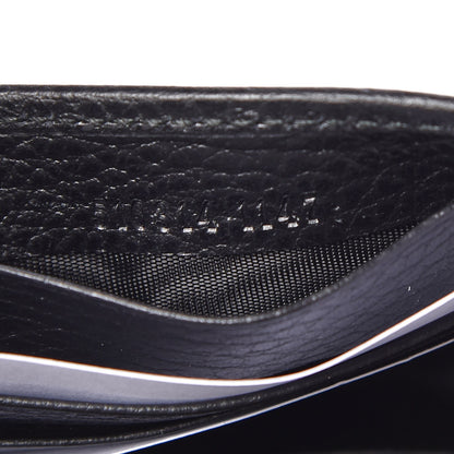 Gucci Dollar Calfskin Interlocking G Chain Wallet Black 7 of 8