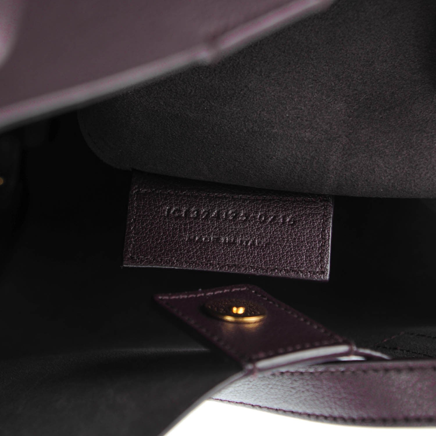 Saint Laurent Calfskin Large Shopping Tote Bordeaux 8 of 8