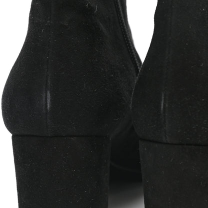 Christian Dior Suede Ankle Boots 38 Black 9 of 9
