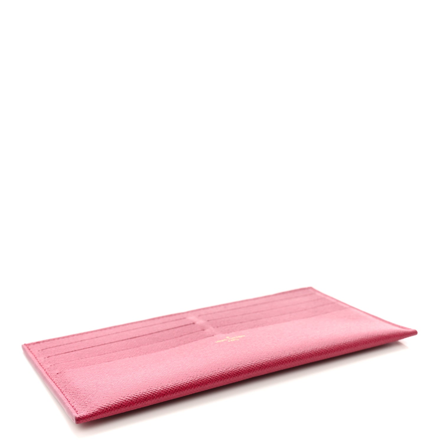 Louis Vuitton LOUIS VUITTON Calfskin Felicie Card Holder Insert Pink 4 of 6