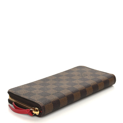 Louis Vuitton Damier Ebene Clemence Wallet Cherry 4 of 6