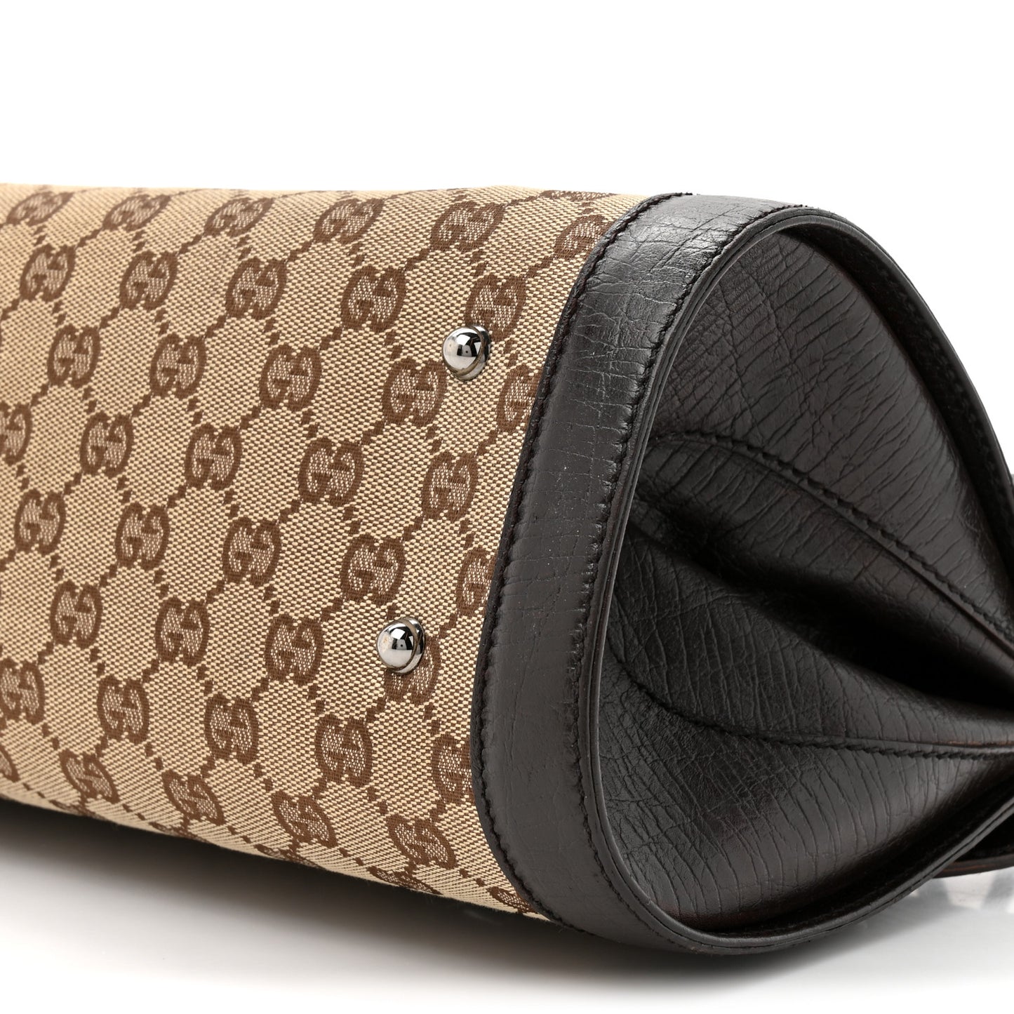 Monogram Bamboo Bullet Bag Dark Brown