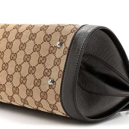 Gucci Monogram Bamboo Bullet Bag Dark Brown 9 of 13