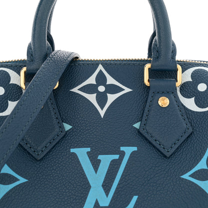 Louis Vuitton Empreinte Monogram Giant Speedy Bandouliere 20 Degrade Blue 7 of 10