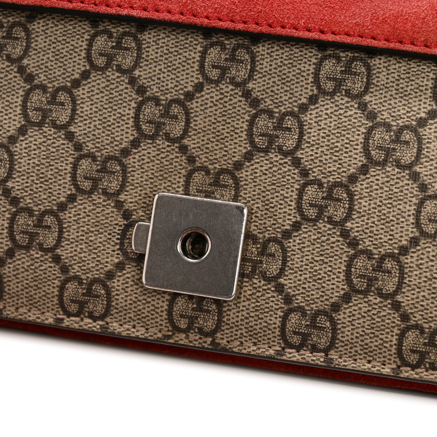 GUCCI ショルダーバッグ 110054 GGモノグラム Gucci Beige/Ebony Jumbo GG Canvas Mini Dionysus Wallet-On-Chain