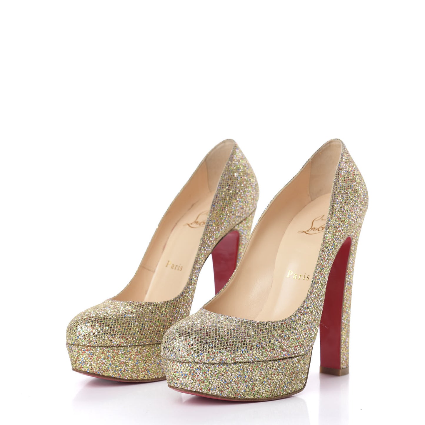 Glitter Bibi 140 Pumps 37.5 Gold