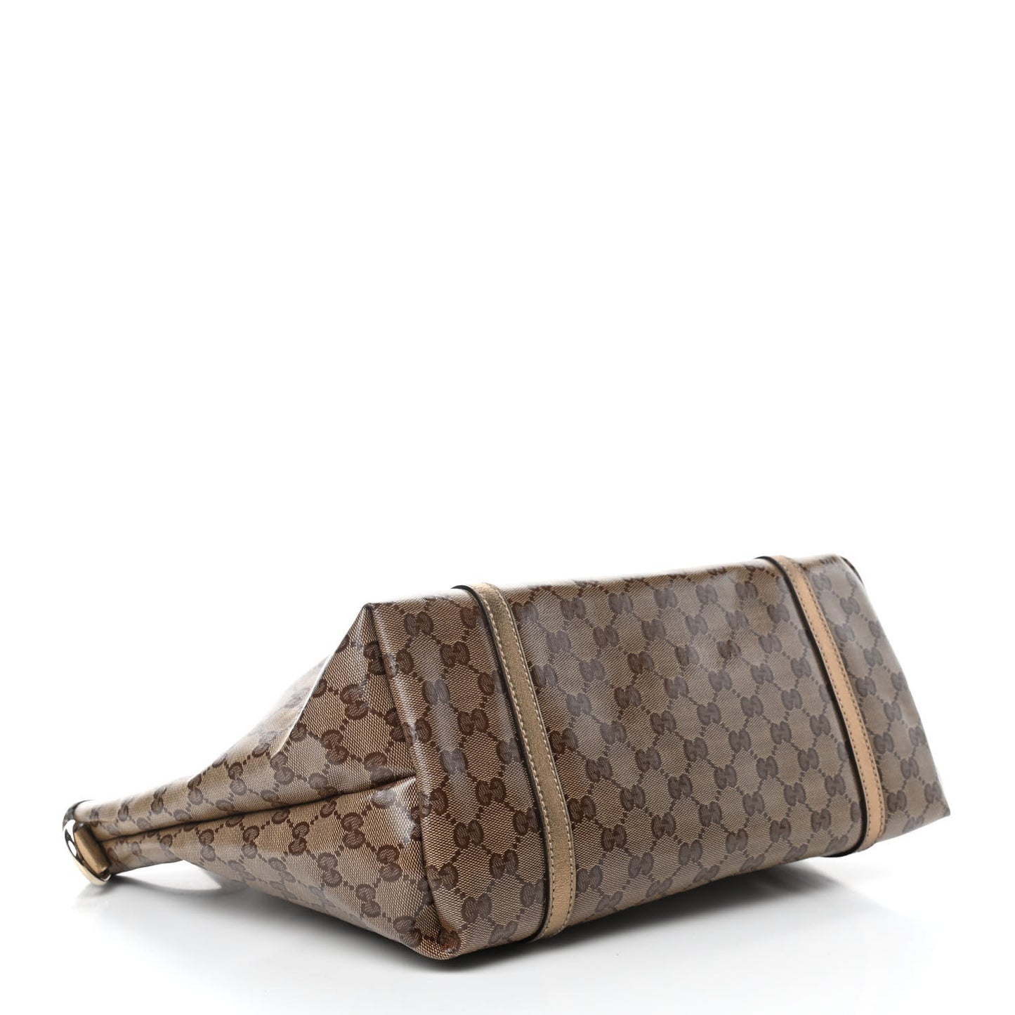 Crystal Monogram Medium Joy Tote Gold
