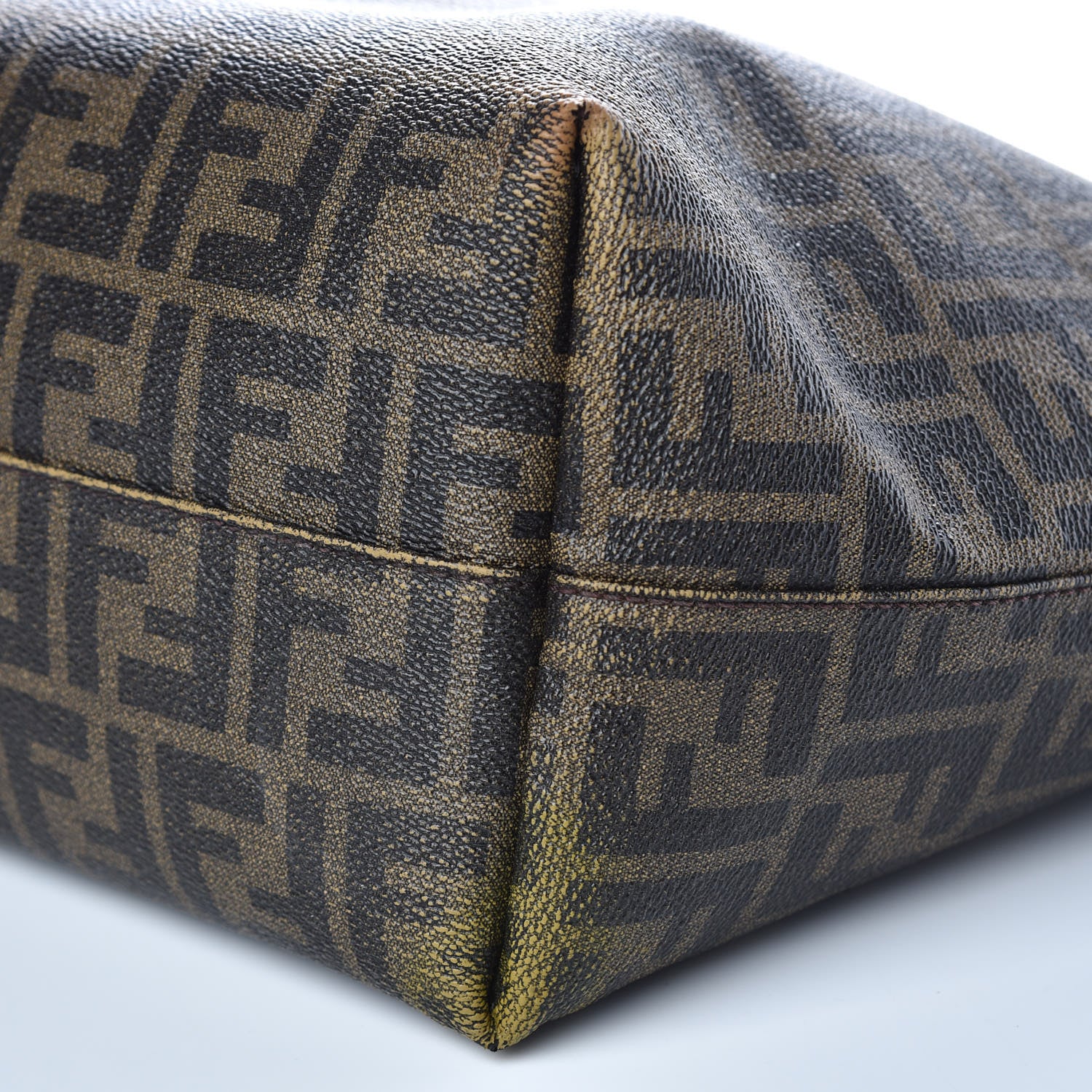 Fendi Zucca Spalmati Medium Roll Tote Tobacco Fuxia 8 of 19