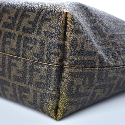 Fendi Zucca Spalmati Medium Roll Tote Tobacco Fuxia 8 of 19