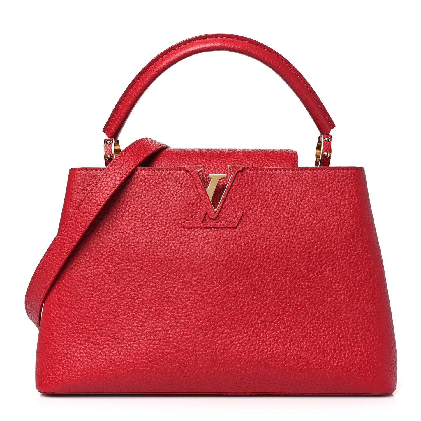 Taurillon Capucines PM Rubis