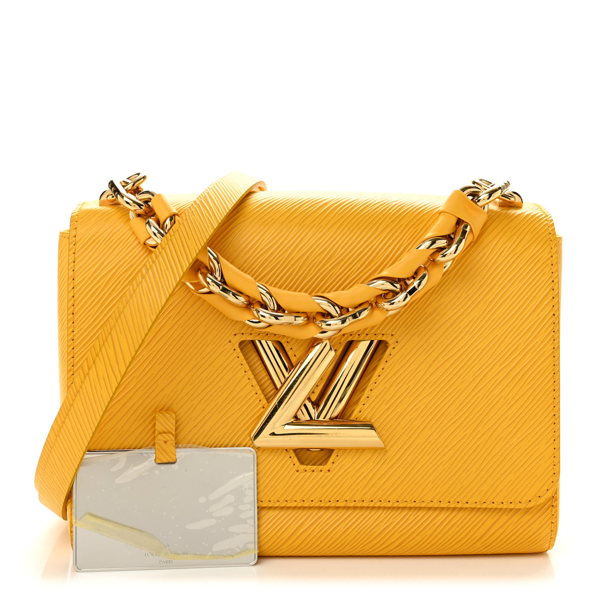 Louis Vuitton Epi Twist Shoulder Bag MM Sunflower 3 of 13