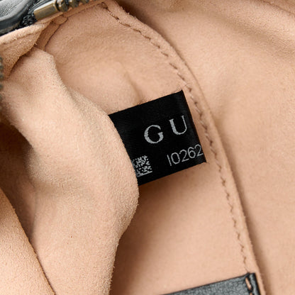 Gucci Calfskin Matelasse GG Marmont Belt Bag 85 34 Black 8 of 12