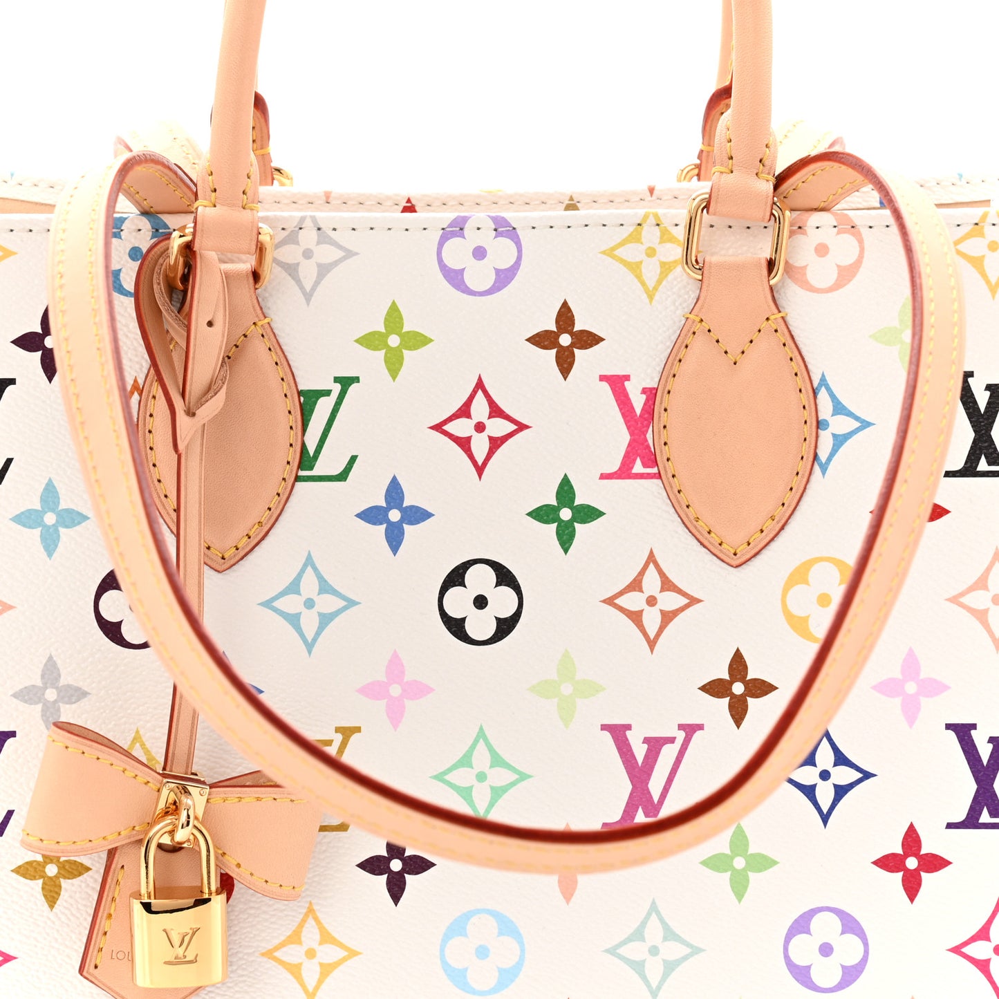 LV X TM Monogram Multicolor Onthego MM White