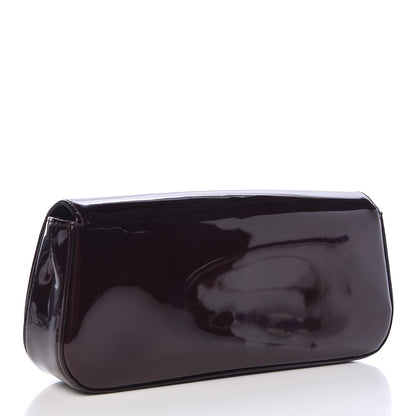 Louis Vuitton Patent Sobe Clutch Amarante 3 of 9