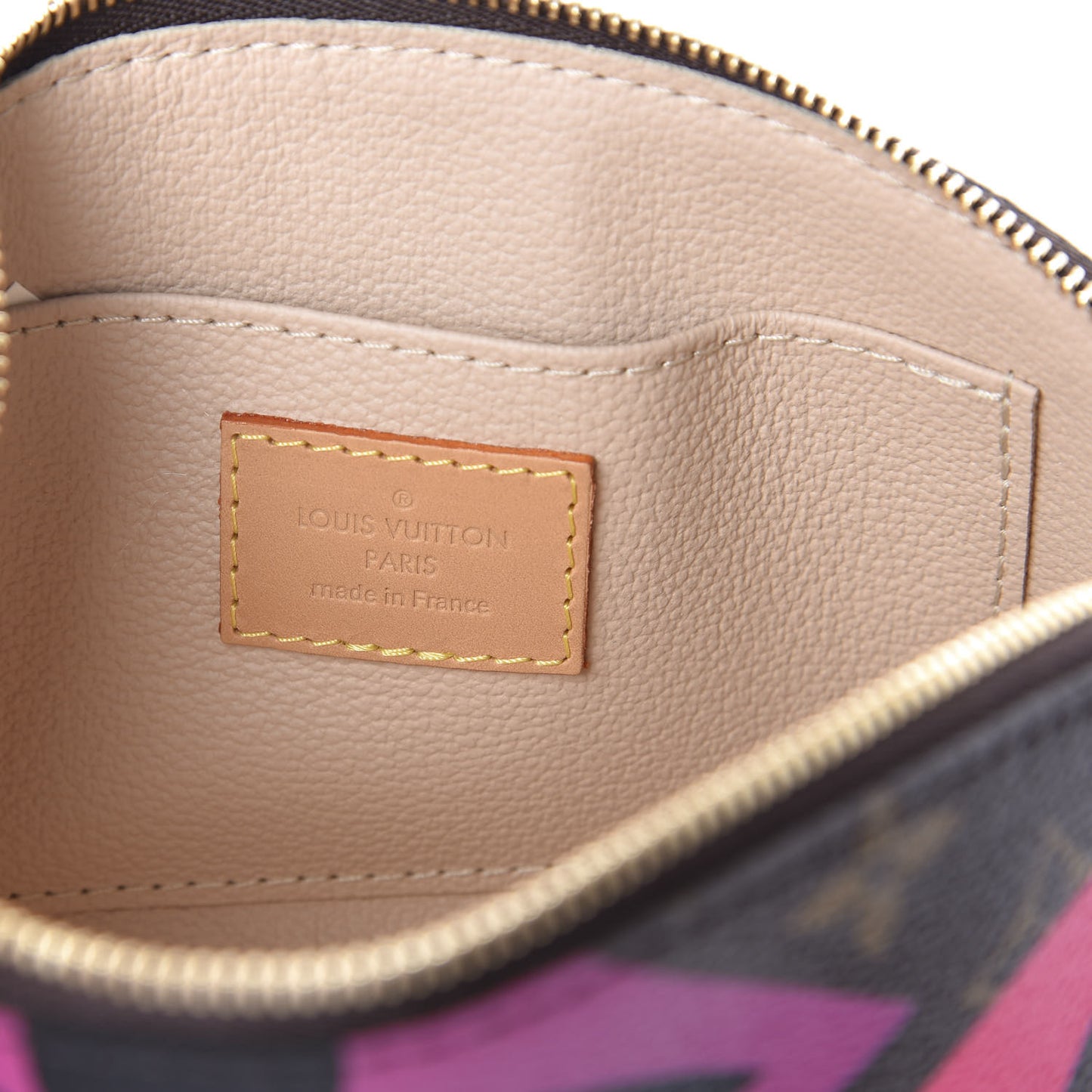 Monogram Game On Cosmetic Pouch