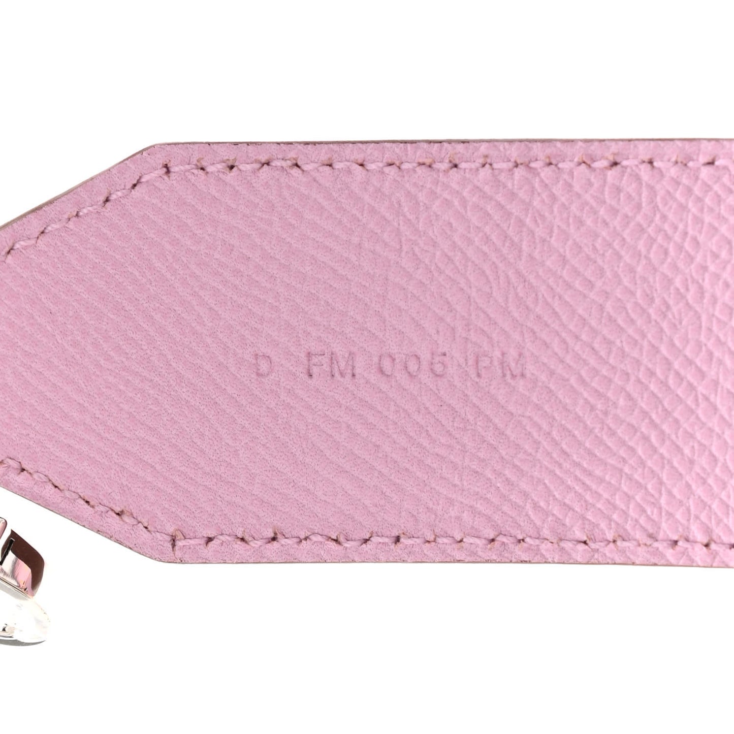 Epsom 30mm Hexagone Tressage Shoulder Strap Mauve Sylvestre Rouge H Jaune de Naples