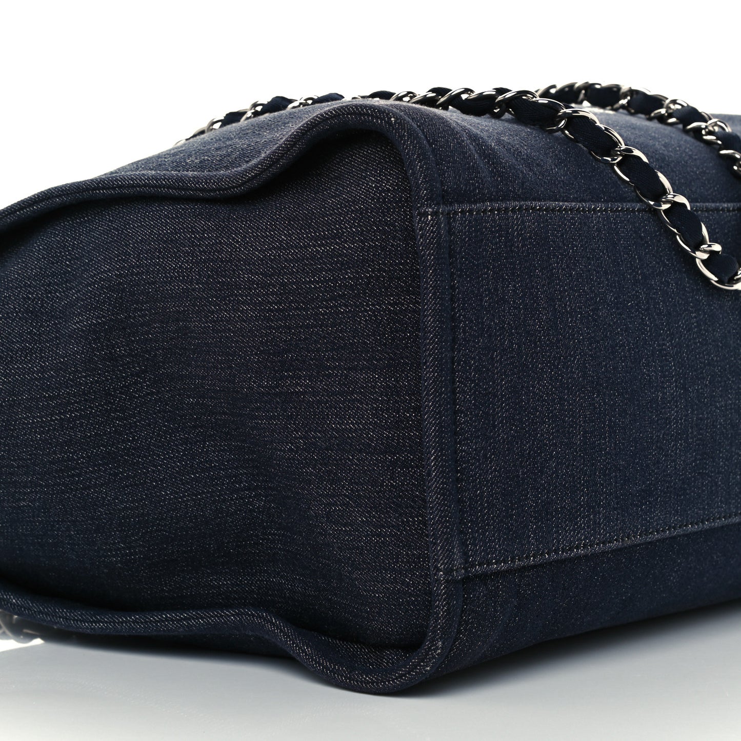 Denim Medium Deauville Tote Dark Blue