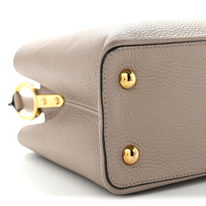 Louis Vuitton Taurillon Capucines PM Galet 10 of 13