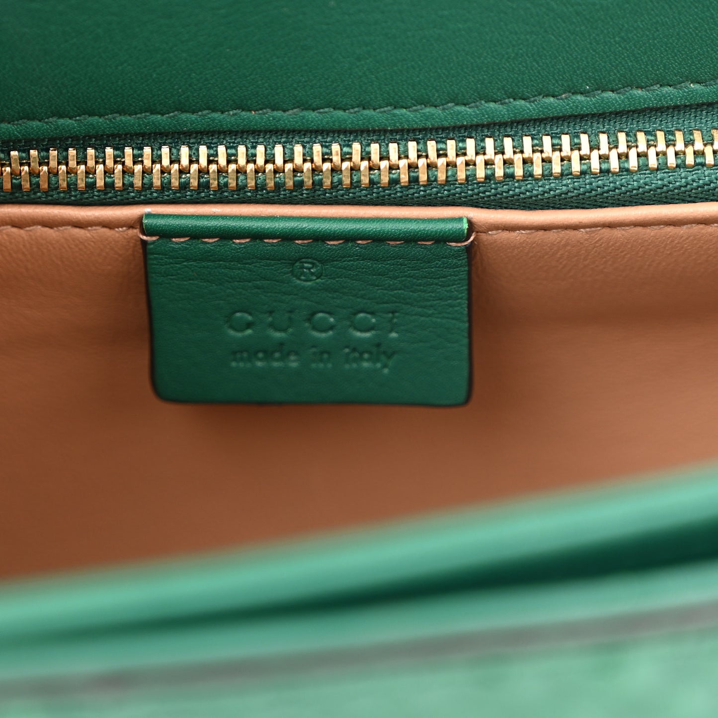 Snakeskin Horsebit 1955 Shoulder Bag Green