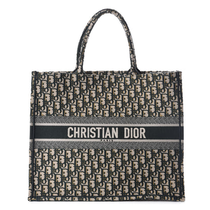 Christian Dior Oblique Large Book Tote Vert Multicolor 1 of 10