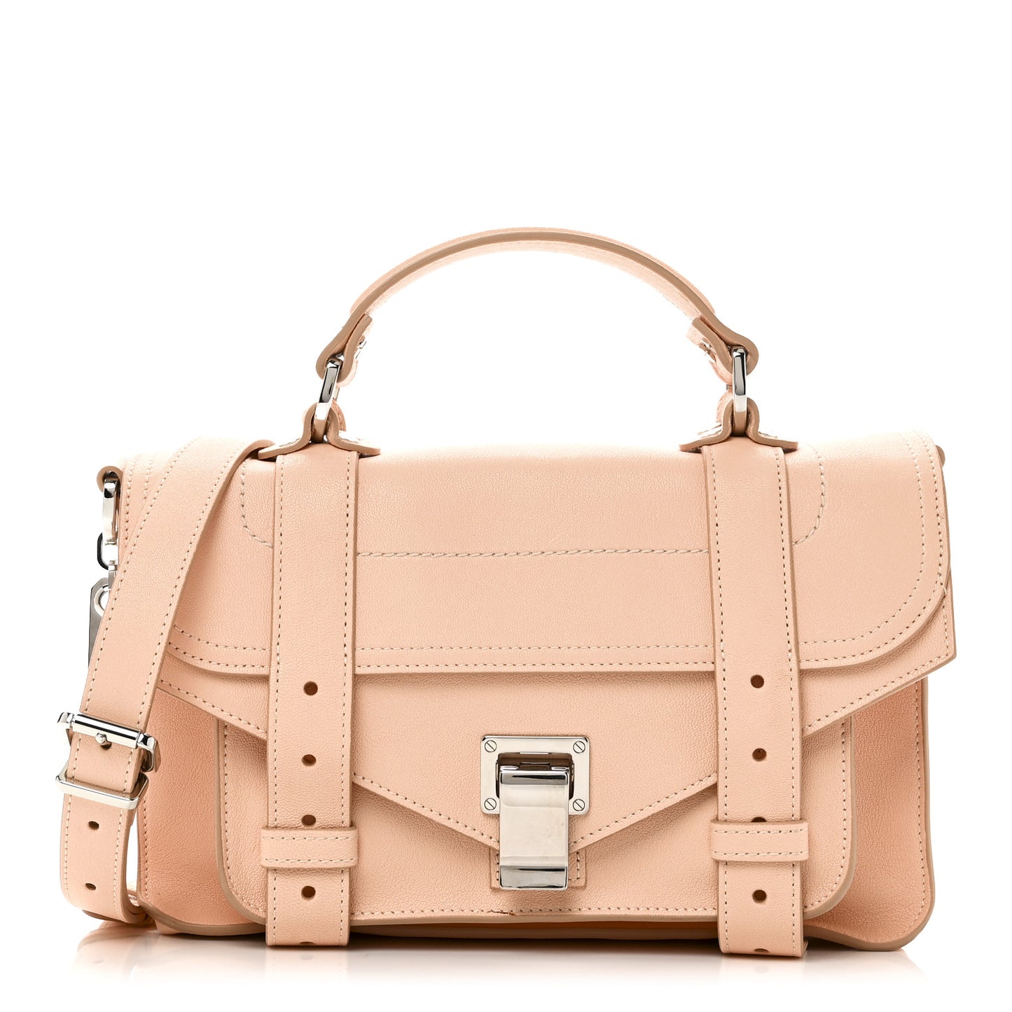 Lambskin Tiny PS1 Satchel Peach