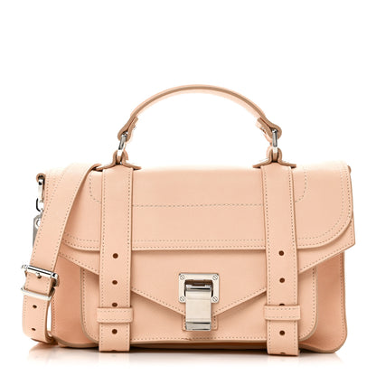 Proenza Schouler Lambskin Tiny PS1 Satchel Peach 1 of 10