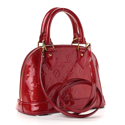 Louis Vuitton Vernis Alma BB Pomme D'Amour 3 of 11