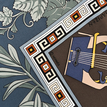 Hermes Silk Musique Des Dieux Scarf 90 3 of 4