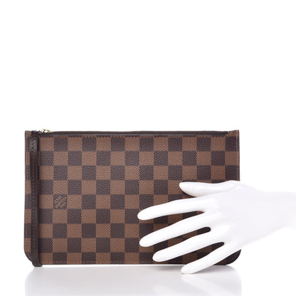 Louis Vuitton Damier Ebene Neverfull MM GM Pochette 2 of 7