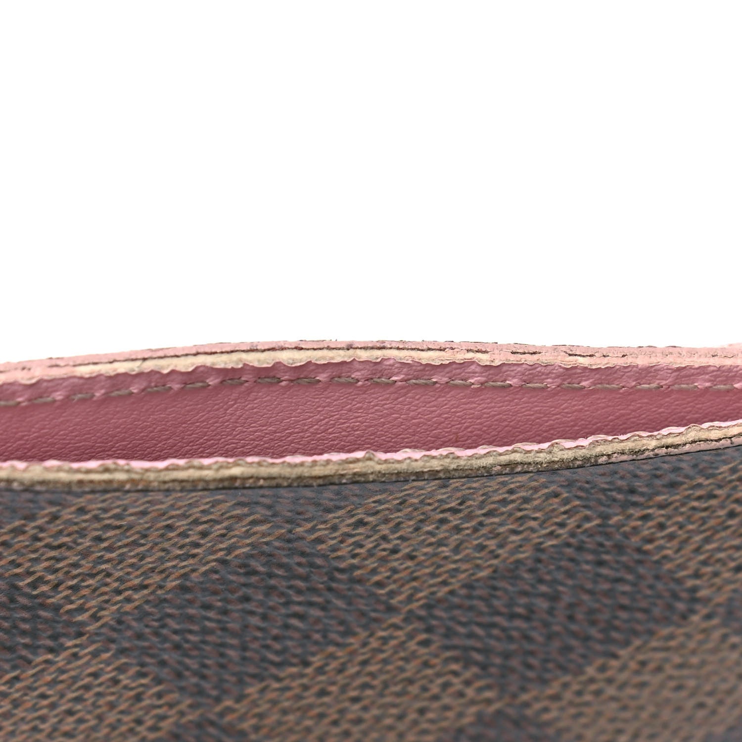 Louis Vuitton Damier Ebene Caissa Card Holder Rose Ballerine 3 of 4